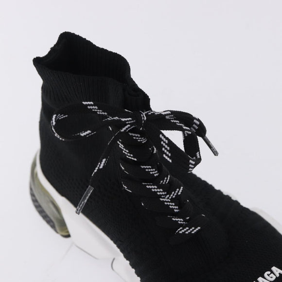 BALENCIAGA Sneakers Speed Trainer Shoes Canvas Black Auth 202736M