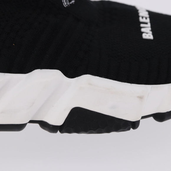 BALENCIAGA Sneakers Speed Trainer Shoes Canvas Black Auth 202736M