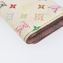 LOUIS VUITTON Monogram Multicolor Multicles 4 Key Case White M93731 Auth 202746-15