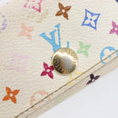 LOUIS VUITTON Monogram Multicolor Multicles 4 Key Case White M93731 Auth 202746-17