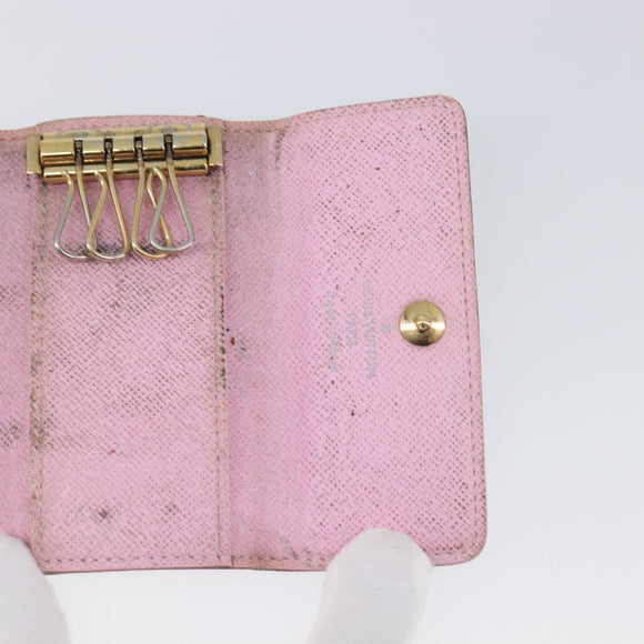 LOUIS VUITTON Monogram Multicolor Multicles 4 Key Case White M93731 Auth 202746