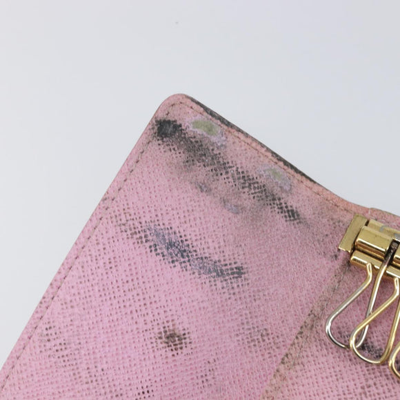 LOUIS VUITTON Monogram Multicolor Multicles 4 Key Case White M93731 Auth 202746