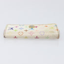 LOUIS VUITTON Monogram Multicolor Multicles 4 Key Case White M93731 Auth 202746-5