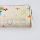 LOUIS VUITTON Monogram Multicolor Multicles 4 Key Case White M93731 Auth 202746-6
