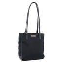 Coach Tote Bag Nylon Black Silver Auth 202757A-1