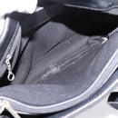 Coach Tote Bag Nylon Black Silver Auth 202757A-16