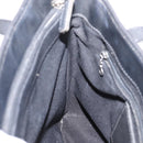 Coach Tote Bag Nylon Black Silver Auth 202757A-18