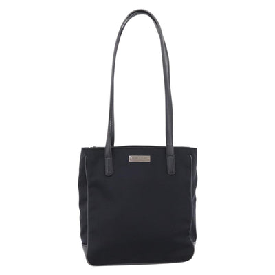 Coach Tote Bag Nylon Black Silver Auth 202757A - 0