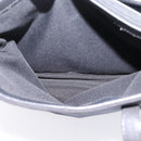Coach Tote Bag Nylon Black Silver Auth 202757A-23