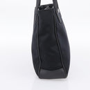 Coach Tote Bag Nylon Black Silver Auth 202757A-4