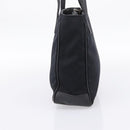 Coach Tote Bag Nylon Black Silver Auth 202757A-5