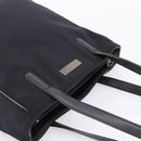Coach Tote Bag Nylon Black Silver Auth 202757A-6