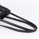 Coach Tote Bag Nylon Black Silver Auth 202757A-7