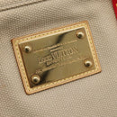 LOUIS VUITTON Antigua Cabas MM Tote Bag Beige Red M40035 LV Auth 202767-18