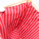 LOUIS VUITTON Antigua Cabas MM Tote Bag Beige Red M40035 LV Auth 202767-20