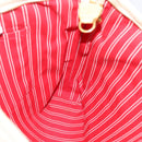 LOUIS VUITTON Antigua Cabas MM Tote Bag Beige Red M40035 LV Auth 202767-21