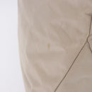 Salvatore Ferragamo Hand Bag Nylon 2way Beige Silver Auth 202769-9
