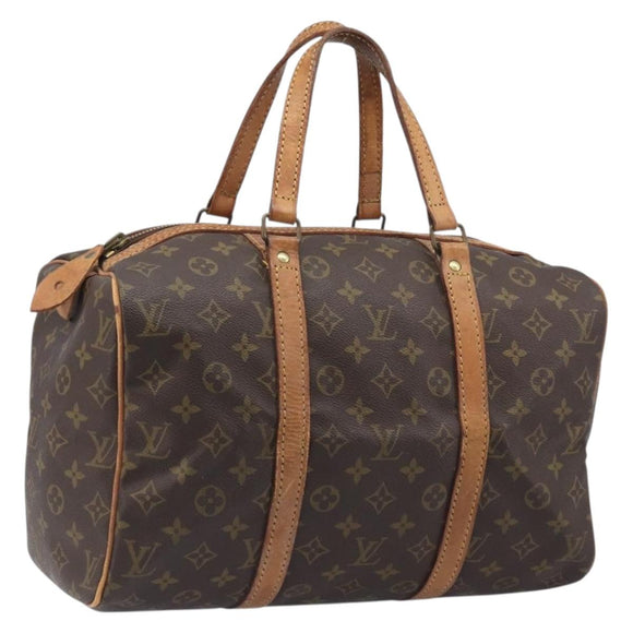 LOUIS VUITTON Monogram Sac Souple 35 Boston Bag M41626 LV Auth 202770