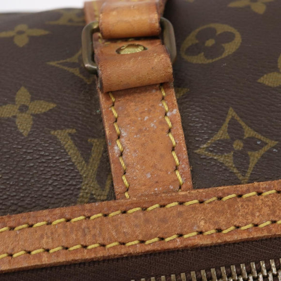 LOUIS VUITTON Monogram Sac Souple 35 Boston Bag M41626 LV Auth 202770
