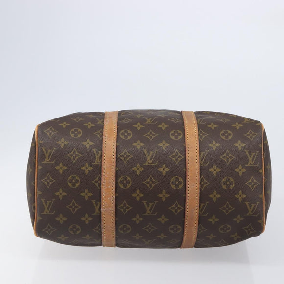 LOUIS VUITTON Monogram Sac Souple 35 Boston Bag M41626 LV Auth 202770