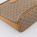 GUCCI Micro GG Supreme Shoulder Bag PVC Beige Gold Auth 202771-11
