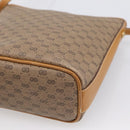 GUCCI Micro GG Supreme Shoulder Bag PVC Beige Gold Auth 202771-12