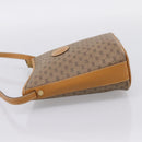 GUCCI Micro GG Supreme Shoulder Bag PVC Beige Gold Auth 202771-4