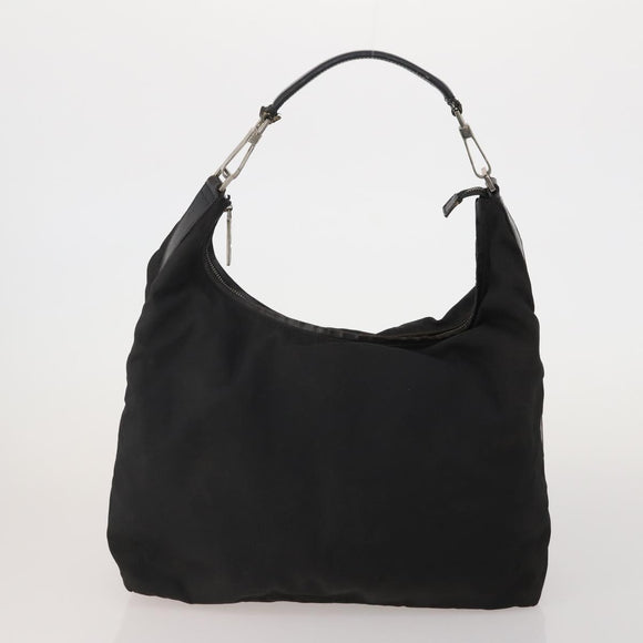 GUCCI GG Canvas Shoulder Bag Nylon 2 Set Beige Black Auth 202774