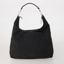 GUCCI GG Canvas Shoulder Bag Nylon 2 Set Beige Black Auth 202774-3