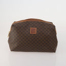 CELINE Macadam Canvas Shoulder Bag PVC Leather 2 Set Brown Black Auth 202775-2