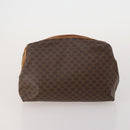CELINE Macadam Canvas Shoulder Bag PVC Leather 2 Set Brown Black Auth 202775-3