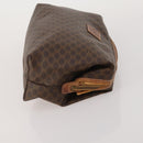 CELINE Macadam Canvas Shoulder Bag PVC Leather 2 Set Brown Black Auth 202775-4