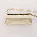 Salvatore Ferragamo Shoulder Bag Leather Canvas 3 Set Orange White Auth 202776-14