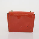 Salvatore Ferragamo Shoulder Bag Leather Canvas 3 Set Orange White Auth 202776-17
