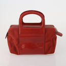 Salvatore Ferragamo Shoulder Bag Leather Canvas 3 Set Orange White Auth 202776-3