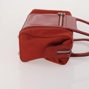 Salvatore Ferragamo Shoulder Bag Leather Canvas 3 Set Orange White Auth 202776-4