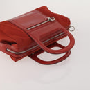 Salvatore Ferragamo Shoulder Bag Leather Canvas 3 Set Orange White Auth 202776-5