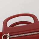 Salvatore Ferragamo Shoulder Bag Leather Canvas 3 Set Orange White Auth 202776-6
