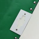 VALENTINO Rockstuds Chain Shoulder Bag Leather Green White Auth 202800V-22