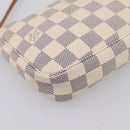 LOUIS VUITTON Damier Azur Pochette Accessoires Pouch N51986 LV Auth 202801-15