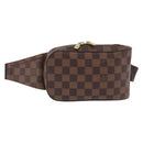 LOUIS VUITTON Damier Ebene Geronimos Shoulder Bag N51994 LV Auth 202802-13