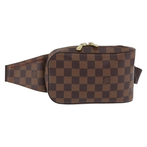 LOUIS VUITTON Damier Ebene Geronimos Shoulder Bag N51994 LV Auth 202802