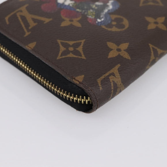 LOUIS VUITTON Monogram Yamamoto Kansai Zippy Wallet M67249 LV Auth 202803