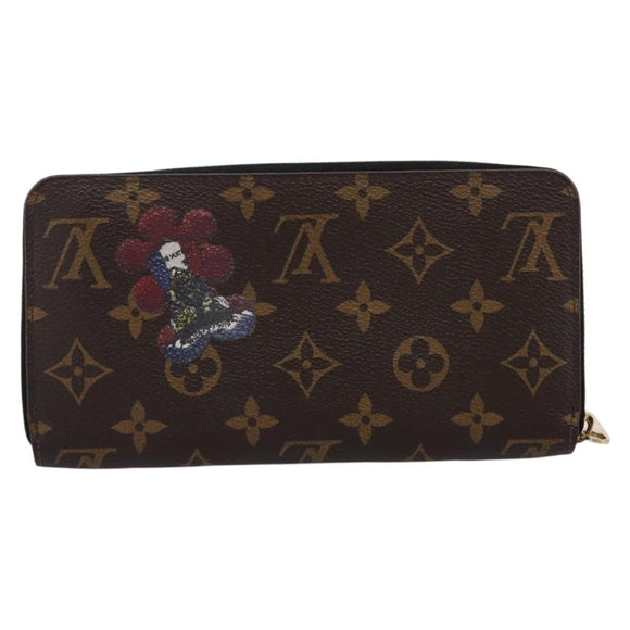 LOUIS VUITTON Monogram Yamamoto Kansai Zippy Wallet M67249 LV Auth 202803