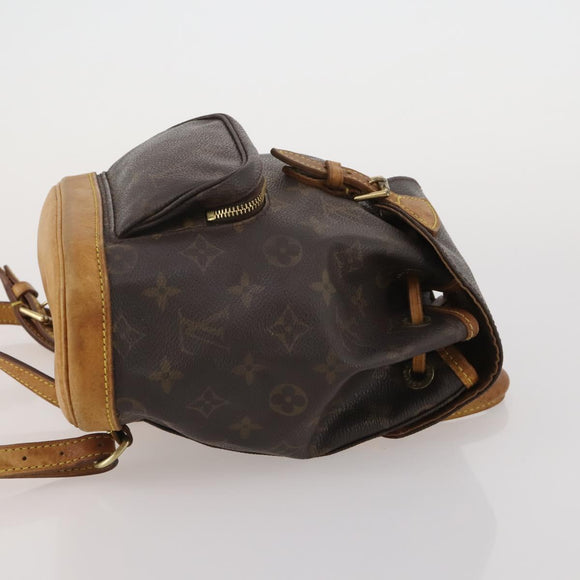 LOUIS VUITTON Monogram Montsouris PM Backpack M51137 LV Auth 202806