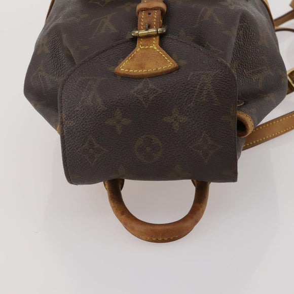 LOUIS VUITTON Monogram Montsouris PM Backpack M51137 LV Auth 202806