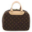 LOUIS VUITTON Monogram Trouville Hand Bag M42228 LV Auth 202808SAM-2