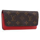 LOUIS VUITTON Monogram Etui Lunette Woody Glasses Case GI0372 LV Auth 202811-1
