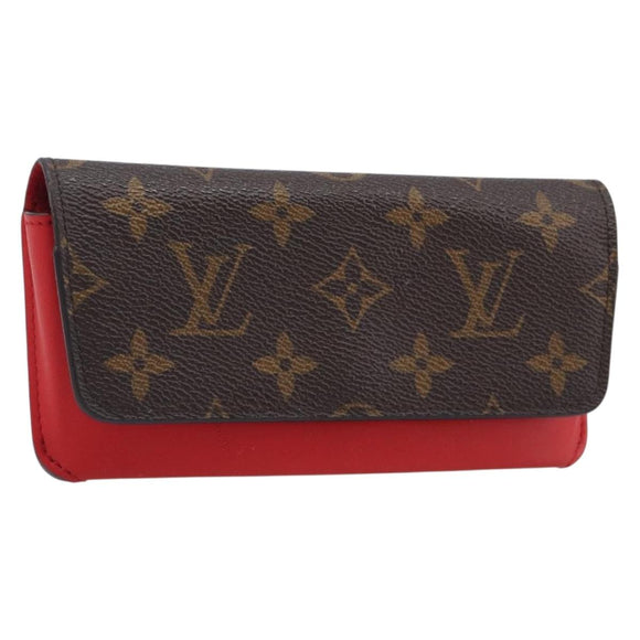 LOUIS VUITTON Monogram Etui Lunette Woody Glasses Case GI0372 LV Auth 202811