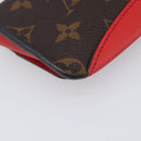 LOUIS VUITTON Monogram Etui Lunette Woody Glasses Case GI0372 LV Auth 202811-15